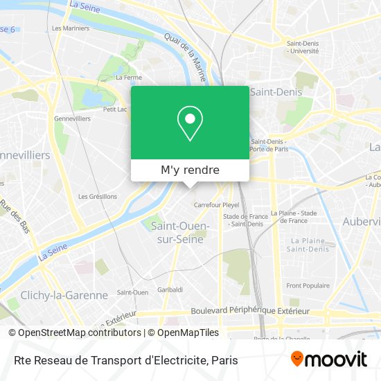 Rte Reseau de Transport d'Electricite plan