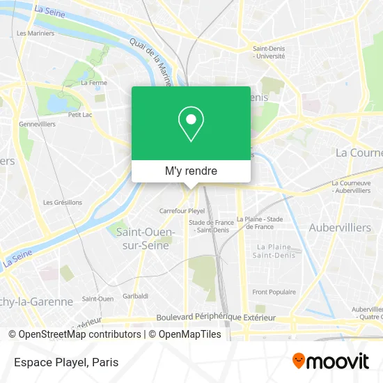 Espace Playel plan