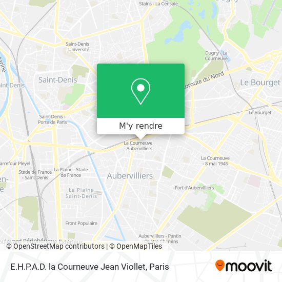 E.H.P.A.D. la Courneuve Jean Viollet plan