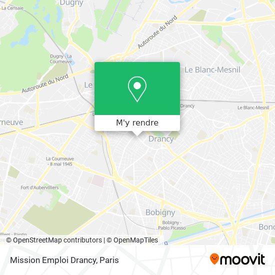 Mission Emploi Drancy plan