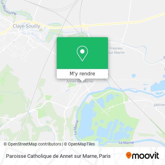 Paroisse Catholique de Annet sur Marne plan