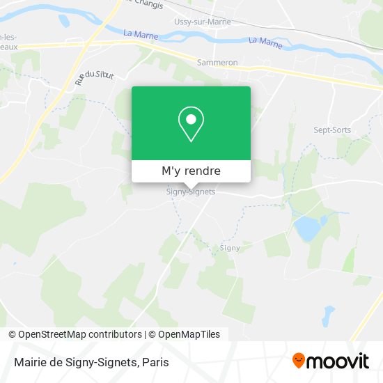 Mairie de Signy-Signets plan
