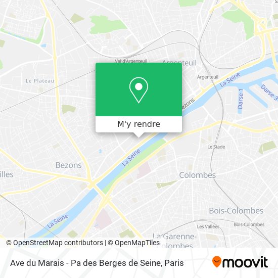 Ave du Marais - Pa des Berges de Seine plan