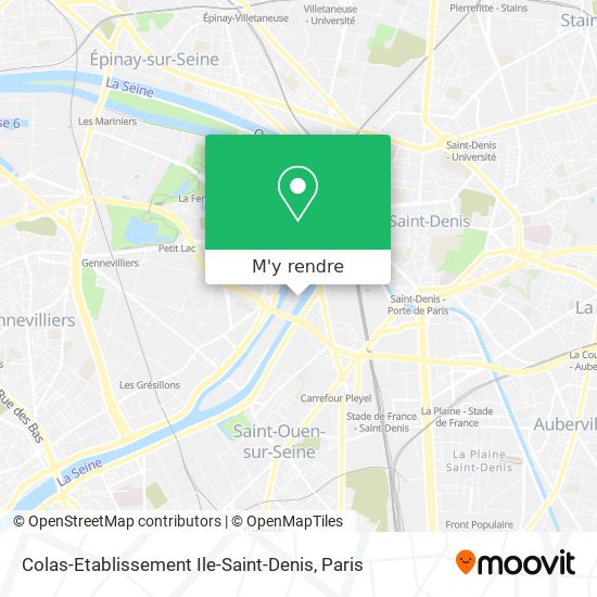 Colas-Etablissement Ile-Saint-Denis plan