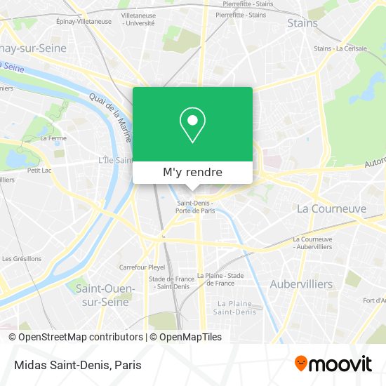 Midas Saint-Denis plan