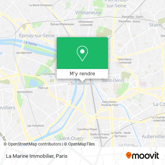 La Marine Immobilier plan