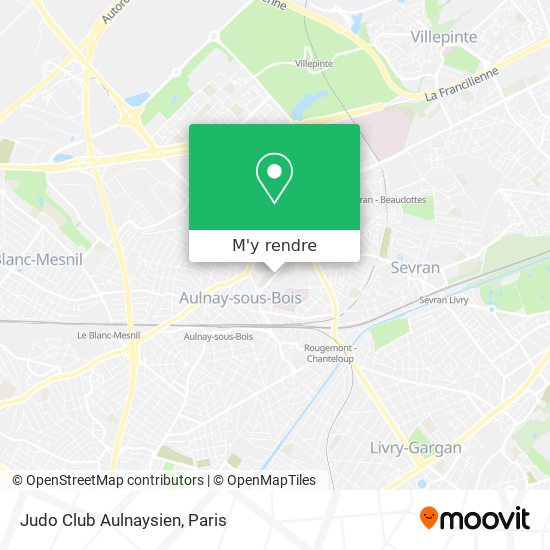 Judo Club Aulnaysien plan