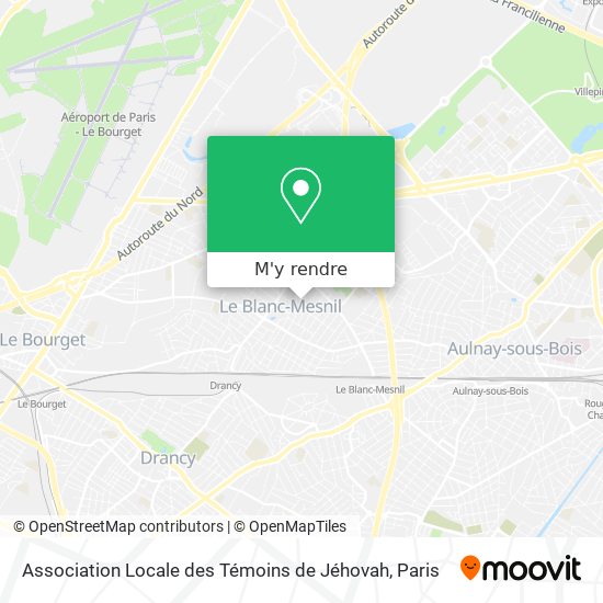 Association Locale des Témoins de Jéhovah plan