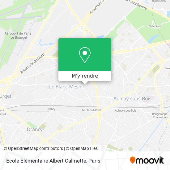 École Élémentaire Albert Calmette plan