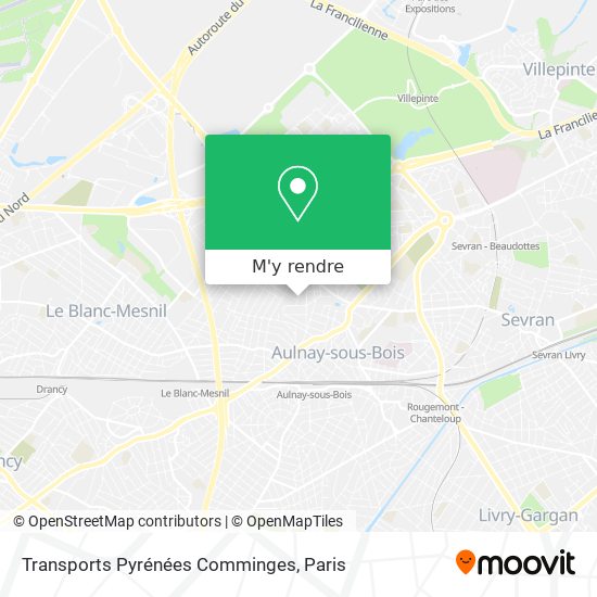 Transports Pyrénées Comminges plan