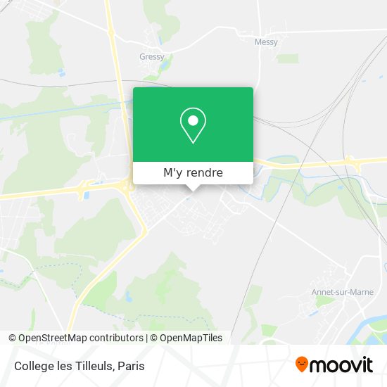 College les Tilleuls plan