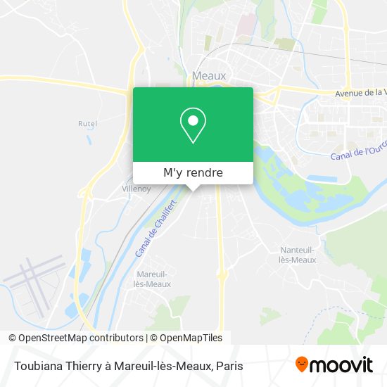 Toubiana Thierry à Mareuil-lès-Meaux plan