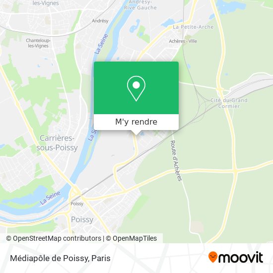 Médiapôle de Poissy plan