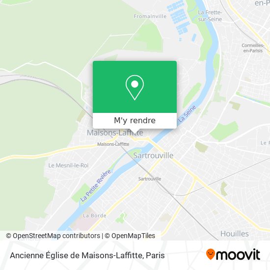 Ancienne Église de Maisons-Laffitte plan
