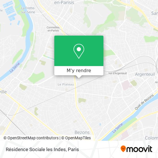 Résidence Sociale les Indes plan