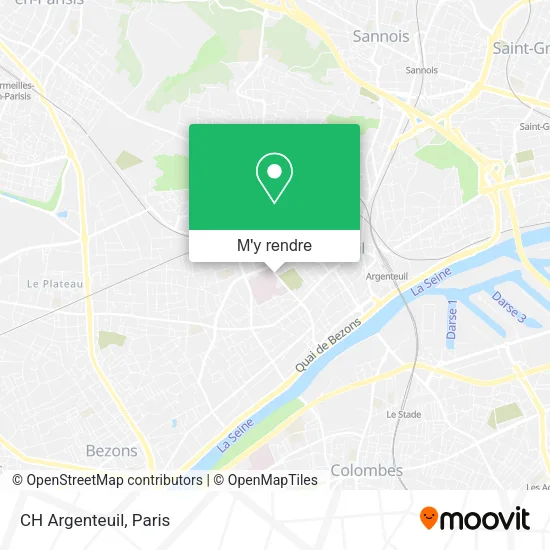 CH Argenteuil plan