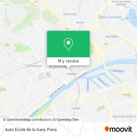 Auto Ecole de la Gare plan