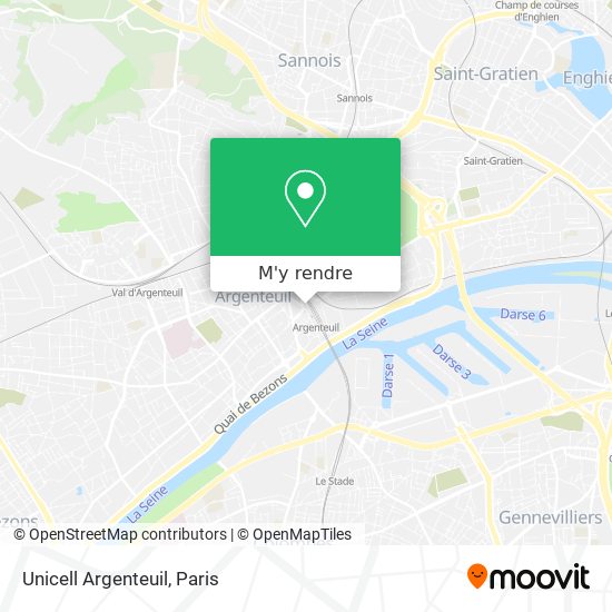Unicell Argenteuil plan