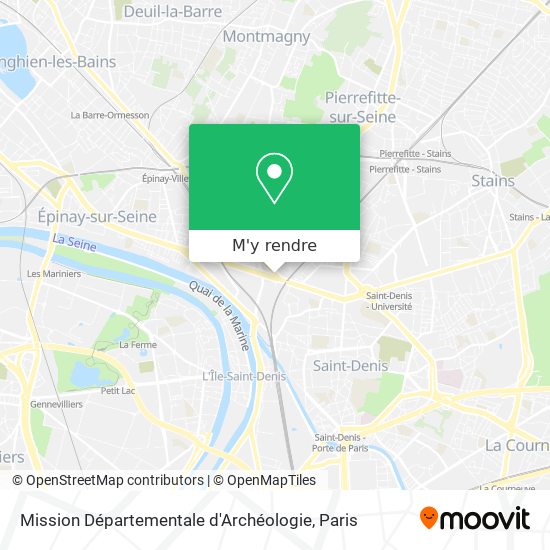 Mission Départementale d'Archéologie plan