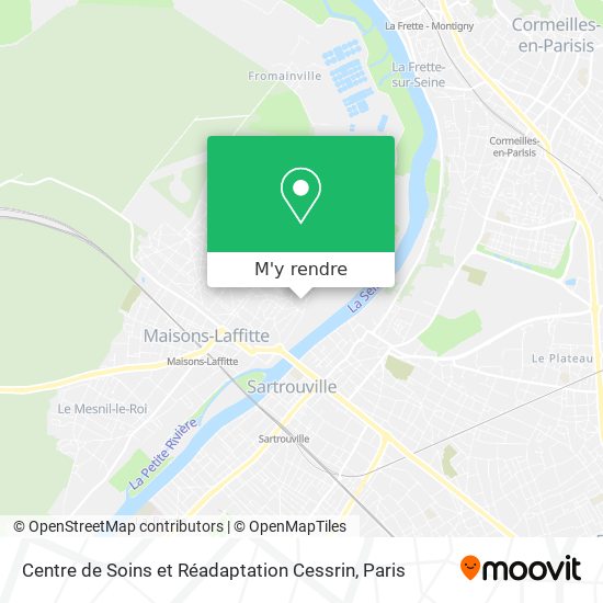 Centre de Soins et Réadaptation Cessrin plan