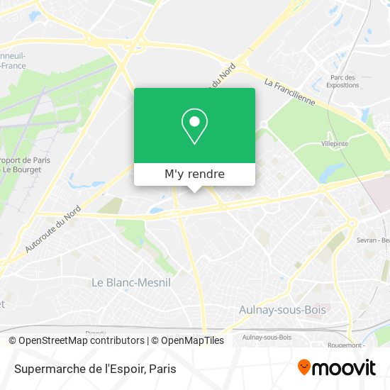 Supermarche de l'Espoir plan