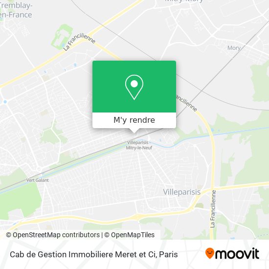 Cab de Gestion Immobiliere Meret et Ci plan