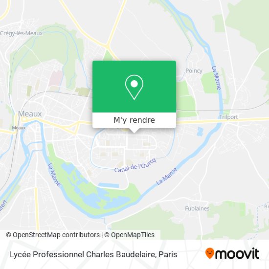 Lycée Professionnel Charles Baudelaire plan