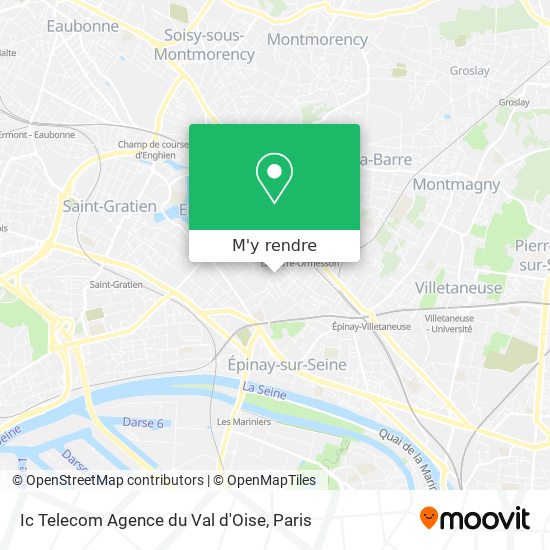 Ic Telecom Agence du Val d'Oise plan