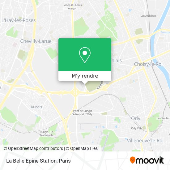 La Belle Epine Station plan