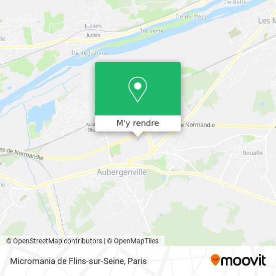 Micromania de Flins-sur-Seine plan