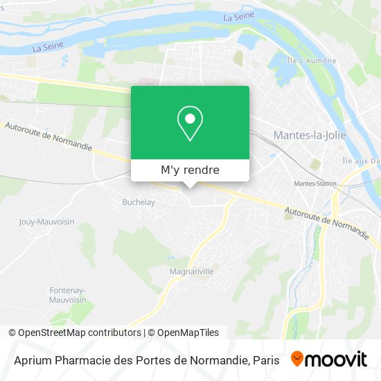 Aprium Pharmacie des Portes de Normandie plan