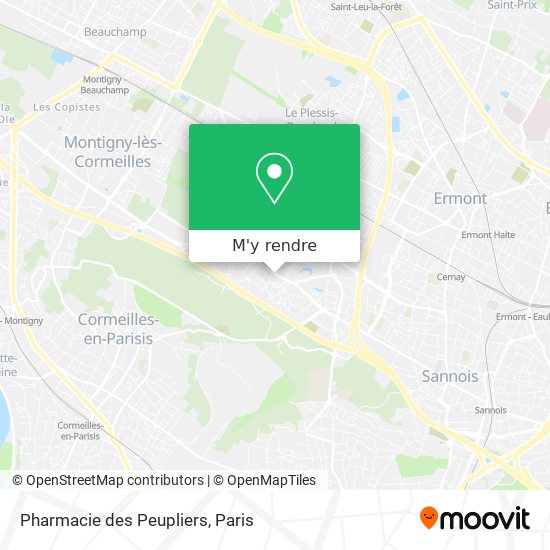 Pharmacie des Peupliers plan