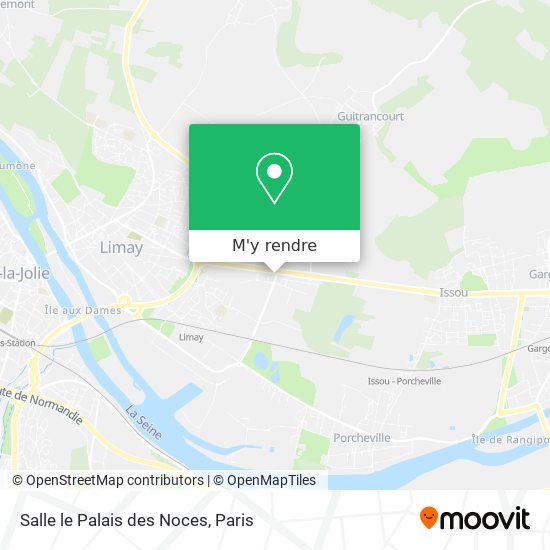 Salle le Palais des Noces plan