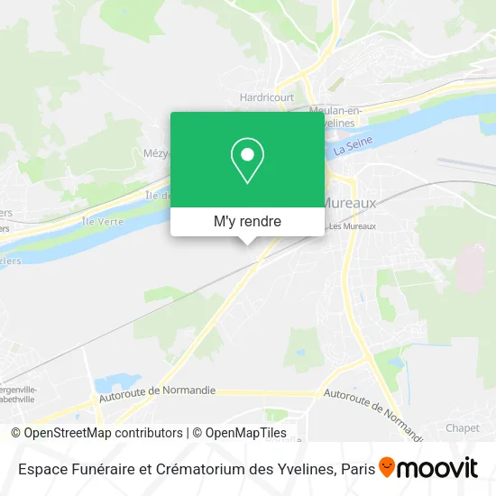 Espace Funéraire et Crématorium des Yvelines plan