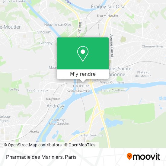 Pharmacie des Mariniers plan