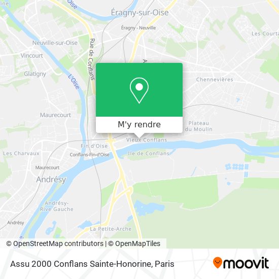 Assu 2000 Conflans Sainte-Honorine plan