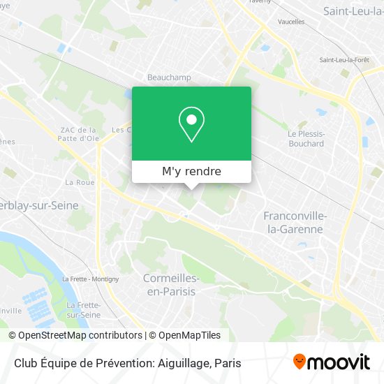 Club Équipe de Prévention: Aiguillage plan