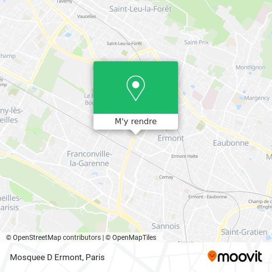 Mosquee D Ermont plan
