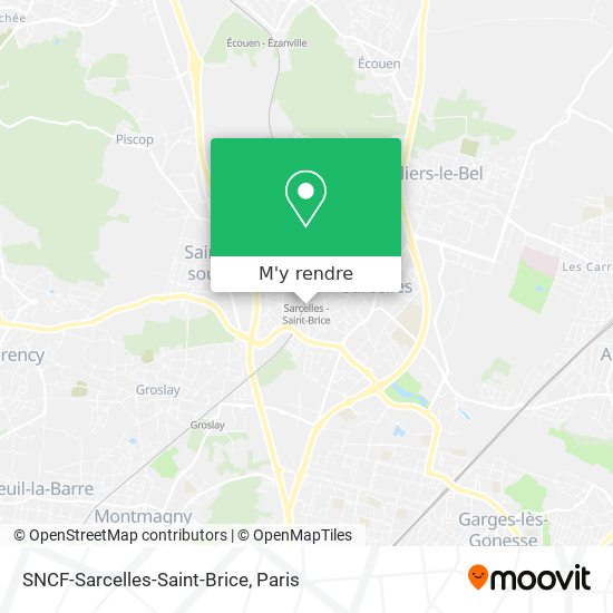 SNCF-Sarcelles-Saint-Brice plan