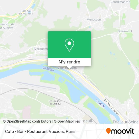 Café - Bar - Restaurant Vauxois plan