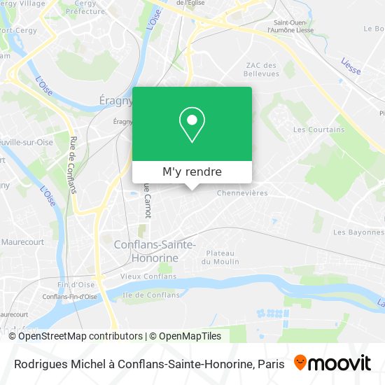 Rodrigues Michel à Conflans-Sainte-Honorine plan