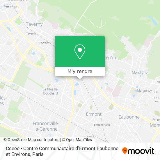 Cceee - Centre Communautaire d'Ermont Eaubonne et Environs plan