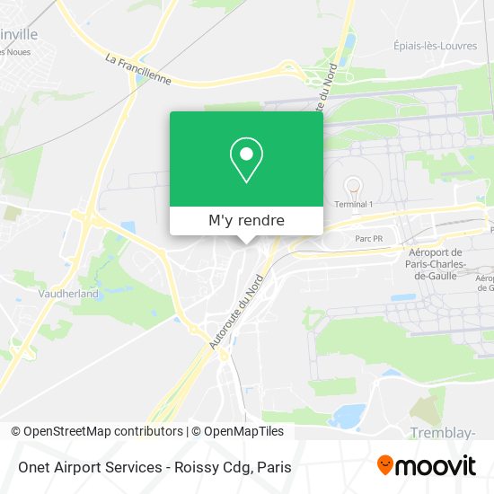 Onet Airport Services - Roissy Cdg plan