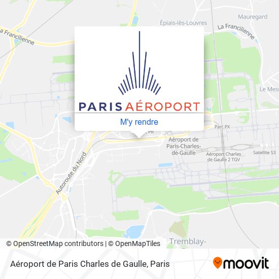 Aéroport de Paris Charles de Gaulle plan