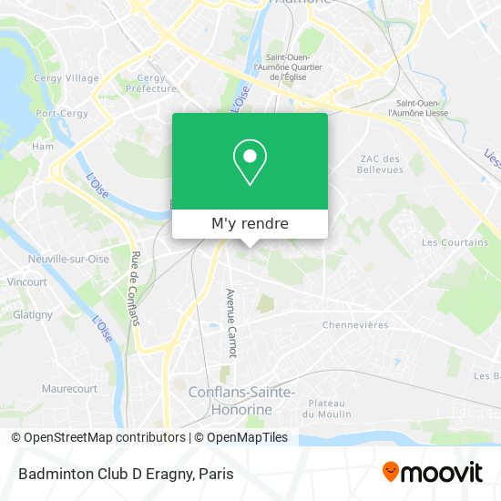 Badminton Club D Eragny plan