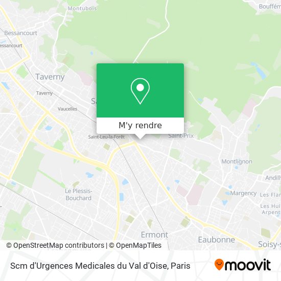 Scm d'Urgences Medicales du Val d'Oise plan