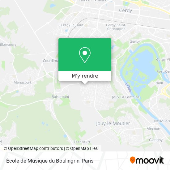 École de Musique du Boulingrin plan
