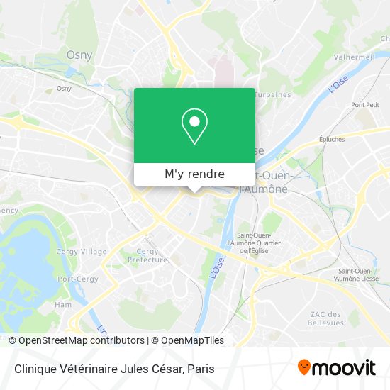 Clinique Vétérinaire Jules César plan