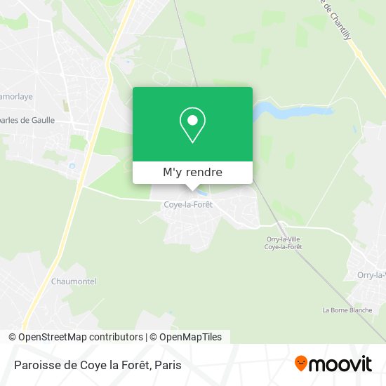 Paroisse de Coye la Forêt plan