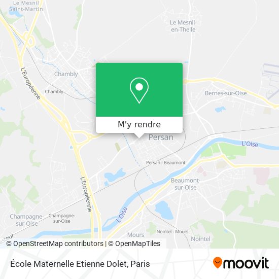 École Maternelle Etienne Dolet plan